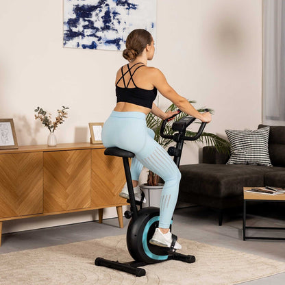 Hop-Sport Heimtrainer Fahrrad Vox - Magnetischer Hometrainer Mit Pulssensoren