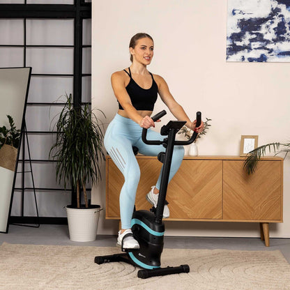 Hop-Sport Heimtrainer Fahrrad Vox - Magnetischer Hometrainer Mit Pulssensoren