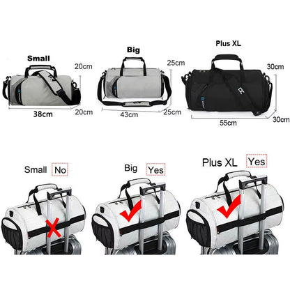 Men Gym Bag Dry Wet for Yoga Women Training Tas Travel Sac De Sport Outdoor Swim Women Shoes Fitness Weekender Shoulder Handbags