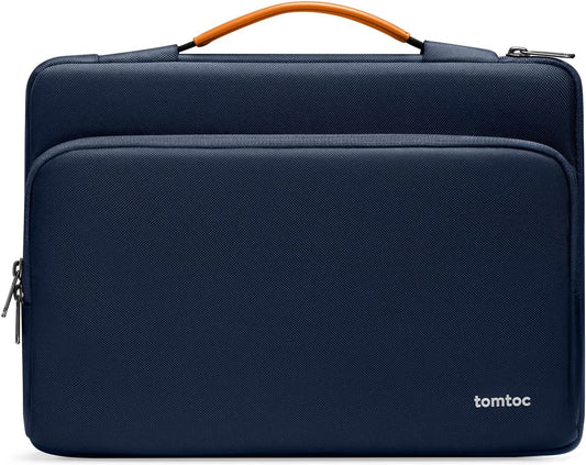 Tomtoc 360° Tasche Hülle Für 15-Zoll Macbook Air 2025-2023 M4/A3241 M3/A3114 M2/A2941, 15'' Macbook Pro A1990 A1707, 15'' Microsoft Neu Surface Laptop 7Th/6/5, Wasserabweisend Laptoptasche Laptophülle