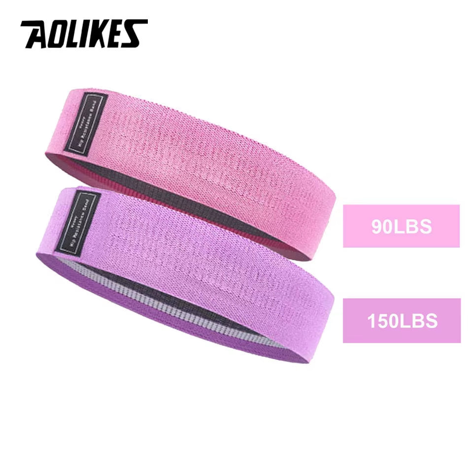 Fitness Rubber Band Elastic Yoga Resistance Bands Set Hip Circle Expander Bands Gym Fitness Booty Band Home Workout
