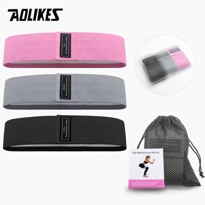 Fitness Rubber Band Elastic Yoga Resistance Bands Set Hip Circle Expander Bands Gym Fitness Booty Band Home Workout