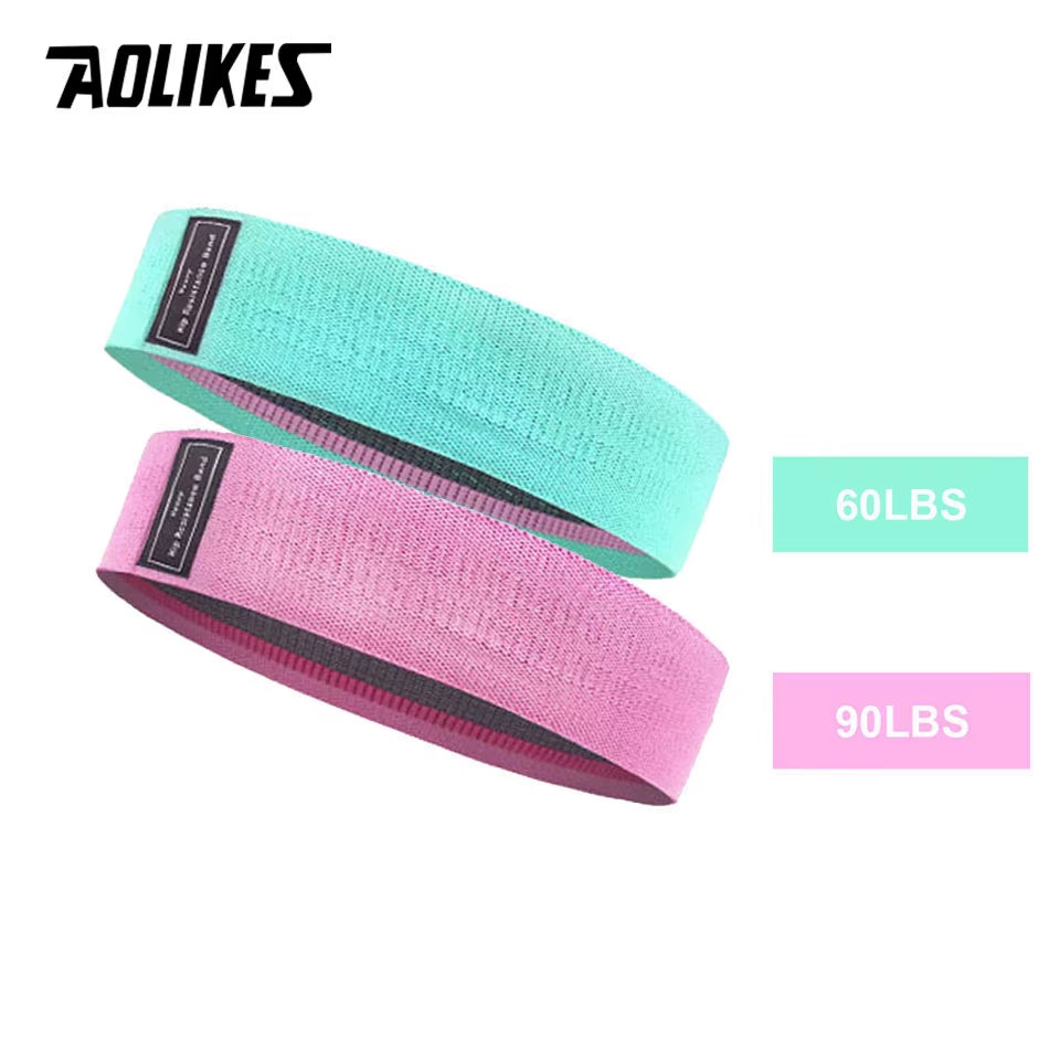 Fitness Rubber Band Elastic Yoga Resistance Bands Set Hip Circle Expander Bands Gym Fitness Booty Band Home Workout